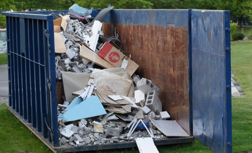 Furniture pickup service at a residence in Lee