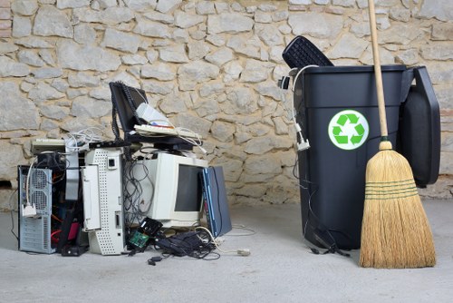 Professional office clearance team at work in Lee
