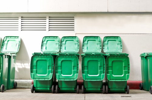 Recycling facility processing furniture waste in Lee